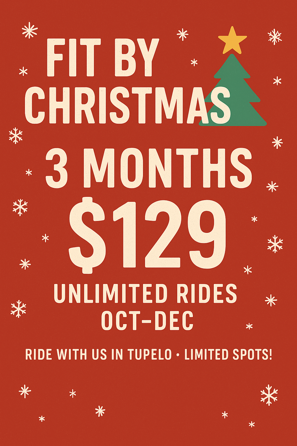 FIT by Christmas Promo $129.00